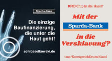 Mit der Sparda-Bank in die Versklavung? #RFID #Spardabank by krdeutschlandtv