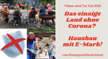Das einzige Land ohne Corona? Hausbau mit E-Mark!  Königreich Deutschland by krdeutschlandtv